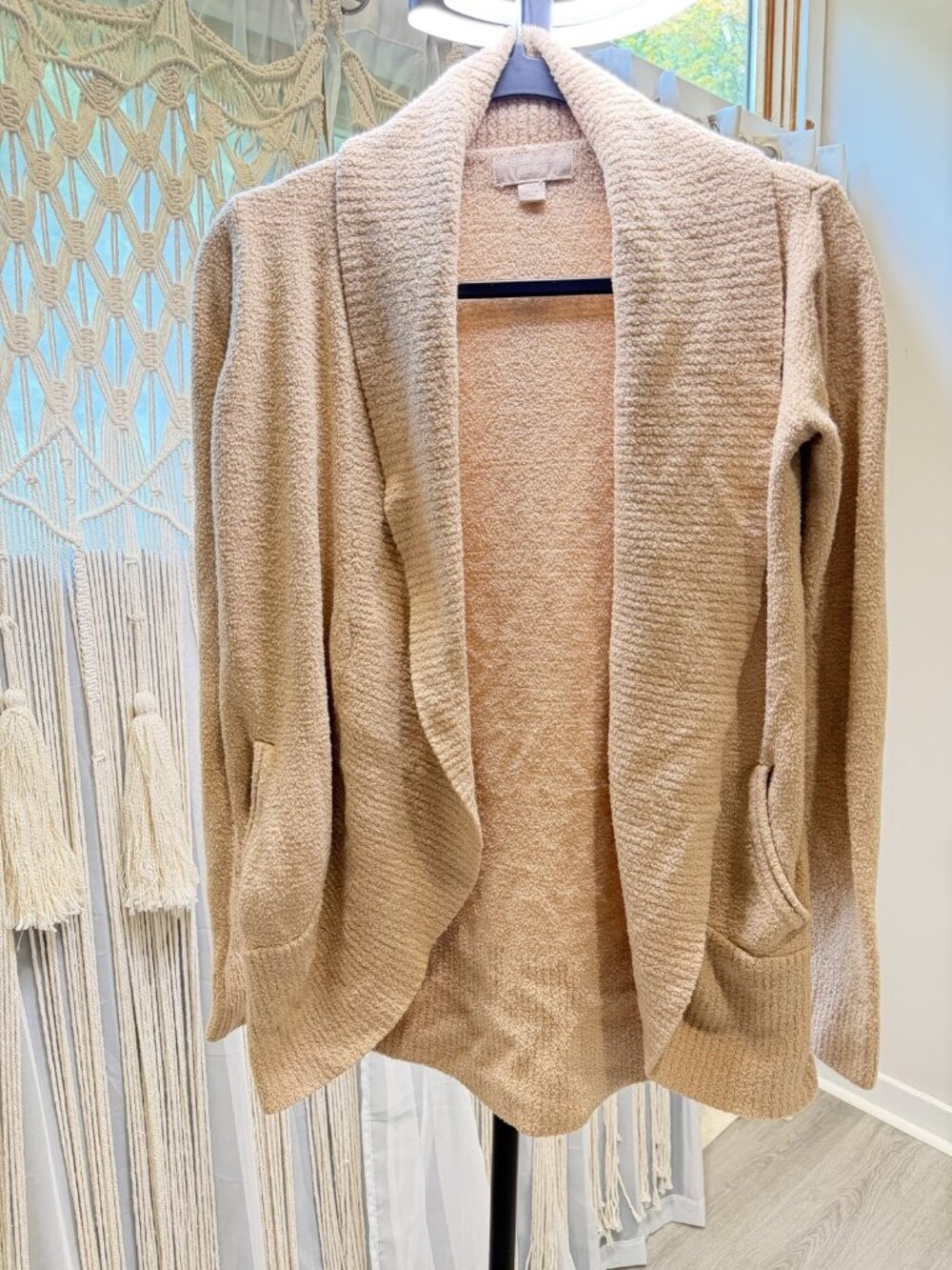 Barefoot Dreams CozyChic Lite Circle Cardigan Sand Size XS/S